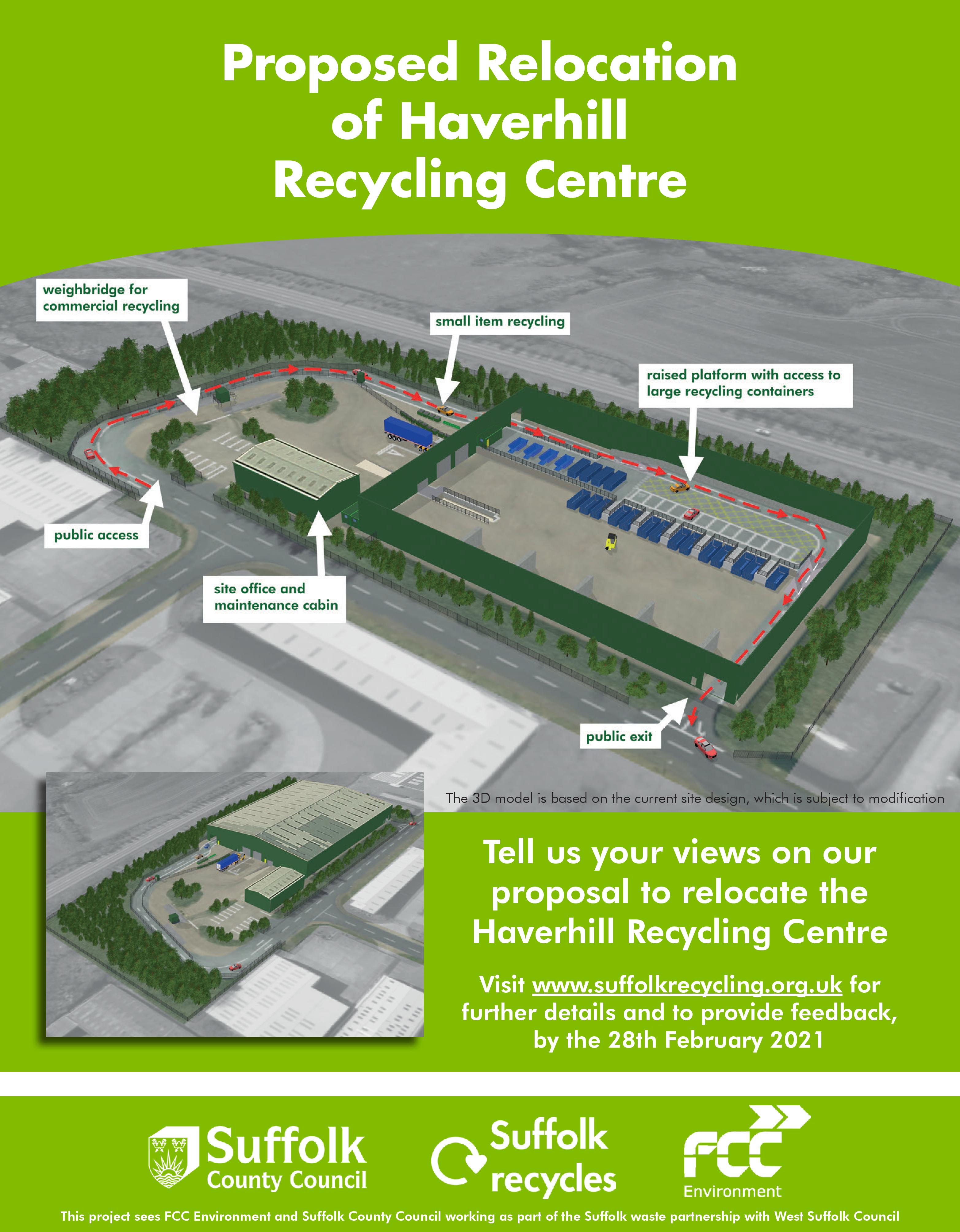 Proposed development of a new recycling centre in Haverhill News